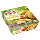 Dessert fruitier pomme banane ANDROS 4x100g