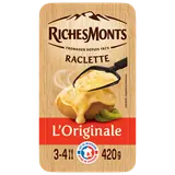 Fromage à raclette nature RICHESMONTS - 16 tranches 420g