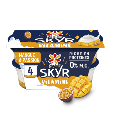 Skyr vitamines mangue passions YOPLAIT 4x120g
