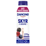 Skyr à boire fruits rouges 0% mg DANONE - 270g