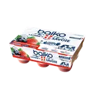 Yaourts sucré au lait entier aux fruits rouges BAIKO, 6x125g