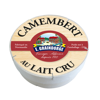 Camembert au lait cru E.GRAINDORGE - 250g
