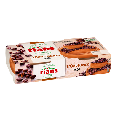 Dessert au café L'Onctueux RIANS 2x94g