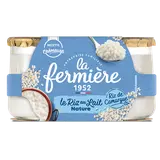 Riz au lait nature LA FERMIERE - 2 pots de 160g