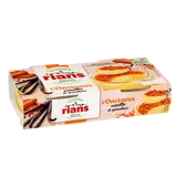 L'onctueux vanille et spéculoos RIANS 2x90g