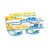 Fromage frais 7% au citron MALO, 4x100g