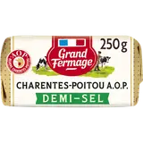 Beurre 1/2sel AOP 80%mg Charente Poitou GRAND FERMAGE 250g