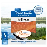 Truite fumée de France salée au sel de l'Ile de Ré MAISON PENEAU, 120g