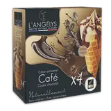 Cône crème glacée café coulis chocolat L'ANGELYS 280g
