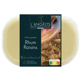 Crème glacée au rhum raisins L'ANGELYS, 500g