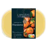Sorbet plein fruit mandarine L'ANGELYS 500g