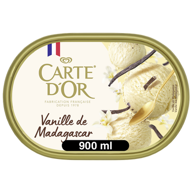 Crème glacée Vanille Madagascar CARTE D'OR 472g