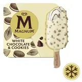 Bâtonnets de glace chocolat blanc cookie MAGNUM 222g