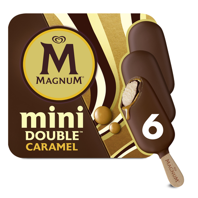 Mini Bâtonnets glacés Deluxe Caramel MAGNUM 6x55g