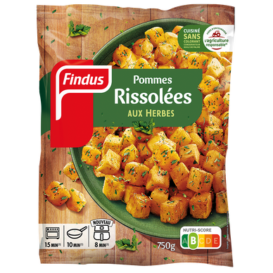 Pommes de terre rissolées aux Herbes FINDUS, 750g