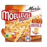 Pizza Crousti Moelleuse Royale Jambon Fromage MARIE 3x400g
