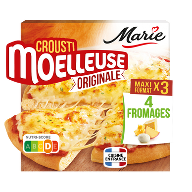 Pizza Crousti Moelleuse 4 Fromages MARIE 3x390g