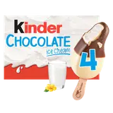 Bâtonnets glacés chocolat KINDER x4 - 152g