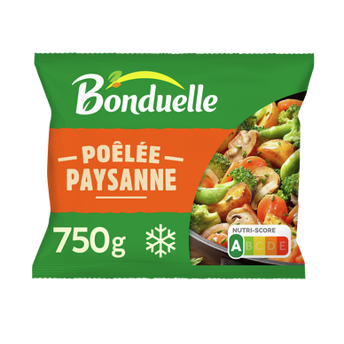 Poêlée la paysanne brocoli, carotte, pois BONDUELLE 750g