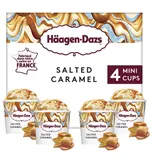 Mini pots crème glacée salted caramel HÄAGEN DAZS - X4 - 324G