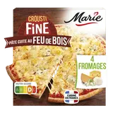 Pizza Crousti Fine Feu de Bois 4 Fromages MARIE 390g