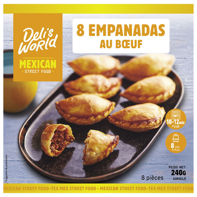 Empanadas boeuf DELI'S WORLD 240g
