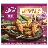 Brochette de Poulet Satay DELIS WORLD x7 190g