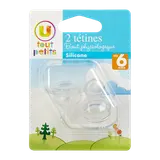 Tetine x2 silicone bout physio t2
