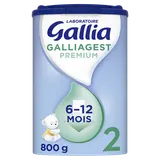 GALLIA GALLIAGEST - Lait en poudre bébé 2ème âge, de 6 à 12 mois - 820g