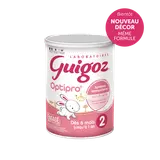 GUIGOZ OPTIPRO - Lait infantile en poudre 2ème âge, de 6 à 12 mois - 830g
