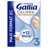 GALLIA CALISMA - Lait en poudre bébé croissance, 3ème âge, dès 12 mois- 1,2kg