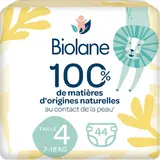 Couches éco-responsables taille 4 jumbo BIOLANE x44