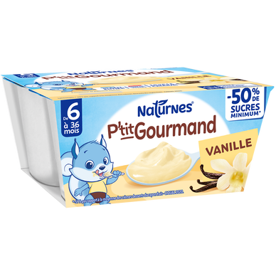 P'tit gourmand Vanille NATURNES 4x100g