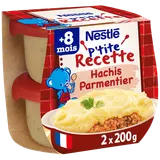NESTLE P'TITE RECETTE - Hachis Parmentier, dès 8 mois - 2x200g - Repasbébé