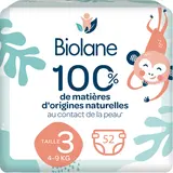 Couches éco-responsables taille 3 jumbo BIOLANE x52