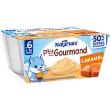 P'tit gourmand caramel dés 6 mois NATURNES 4x100g