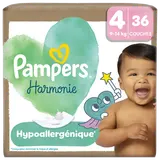 Couches PAMPERS Harmonie géant T4 x36