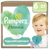 Couches PAMPERS Harmonie géant T6 x27