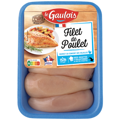 Filet de poulet blanc, LE GAULOIS, France, barquette, 720g