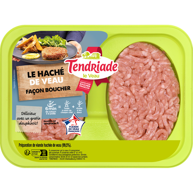 Haché de veau façon bouchère, TENDRIADE, 2 pièces, 200g