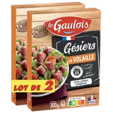 Confit de gésiers de Volaille, LE GAULOIS, 2 pièces, 600g