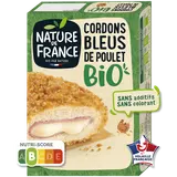 Cordon bleu emmental, BIO, NATURE DE FRANCE, barquette, 200g