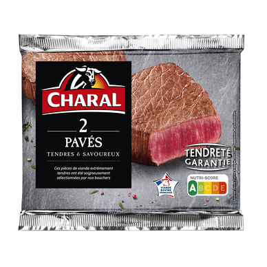 Viande Bovine Pavé *** à griller CHARAL - 2 pièces