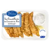Croustillant limande crème ciboulette, transformé en France, barquette370g