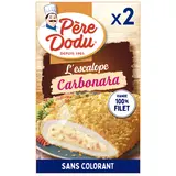 Escalope de poulet pané carbonara, PERE DODU, Union Européenne, 200g