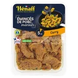 Emincé porc mariné curry, HENAFF, France, barquette, 280g