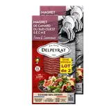 Magret de canard séché tranché, IGP Sud-Ouest, DELPEYRAT, France, lot2x70g