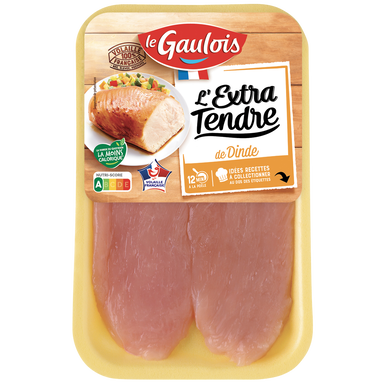 Escalope de dinde extra tendre, LE GAULOIS, 2 pièces.