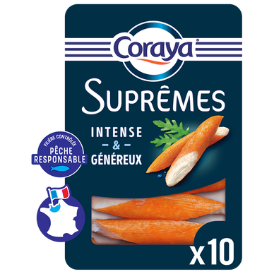 Bâtonnets de surimi suprêmes CORAYA - 156g
