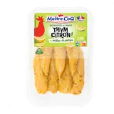 Aiguillette poulet thym citron, Maître Coq, France, barquette 250g